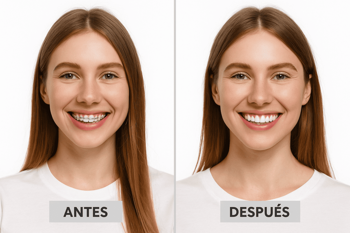 Antes y despues ortodoncia